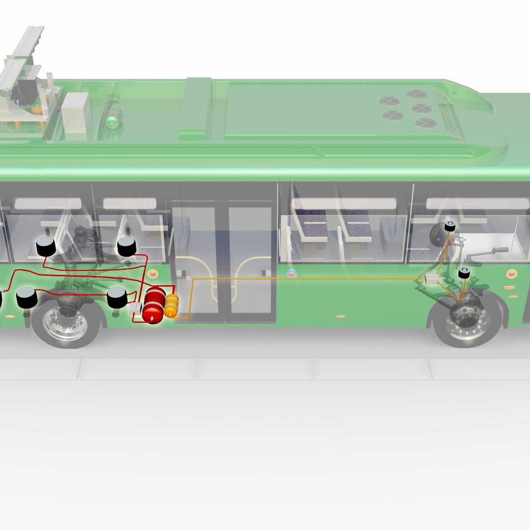 Chariot UC e-bus Pneumatic suspension