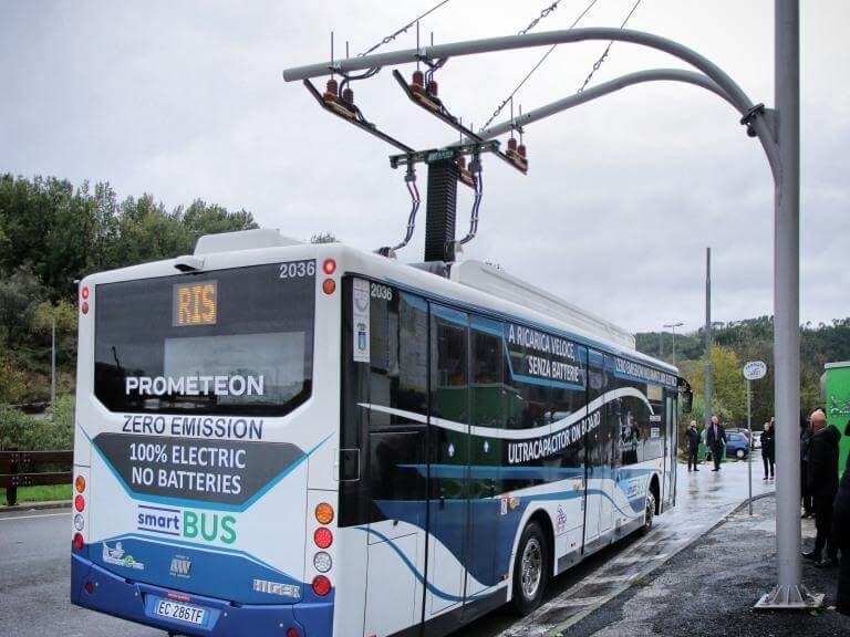Charging of Chariot e-bus in La Spezia