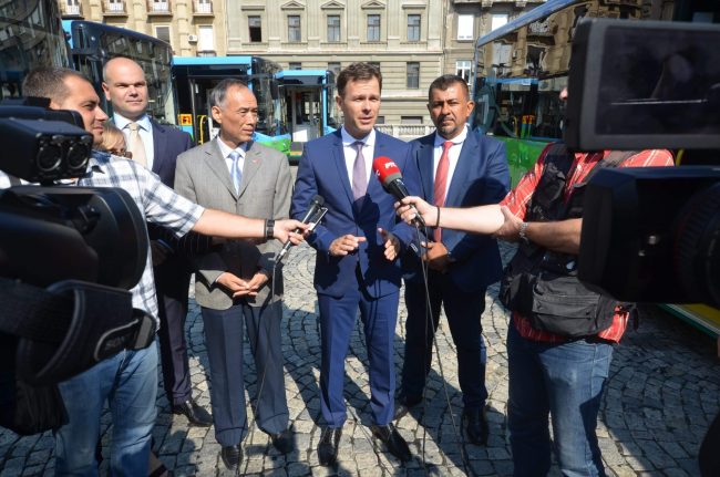 Chariot Motors electric bus in Belgrade