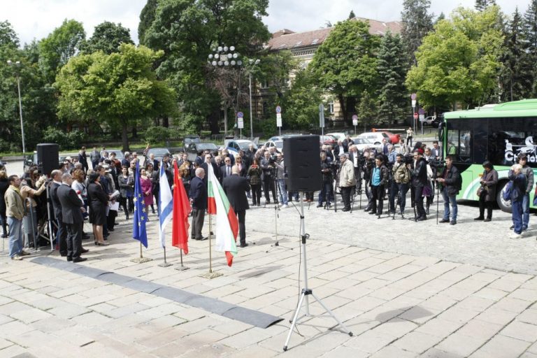 Presentation of new electric bus in Sofia