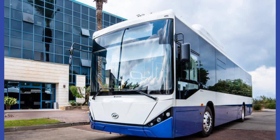 Battery e-bus in Israel
