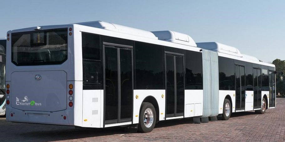 18m Ultracapacitor e-bus_Chariot Ultracapacitor 18m long electric bus