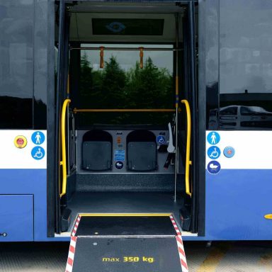 Battery electric bus ramp 12 m bus