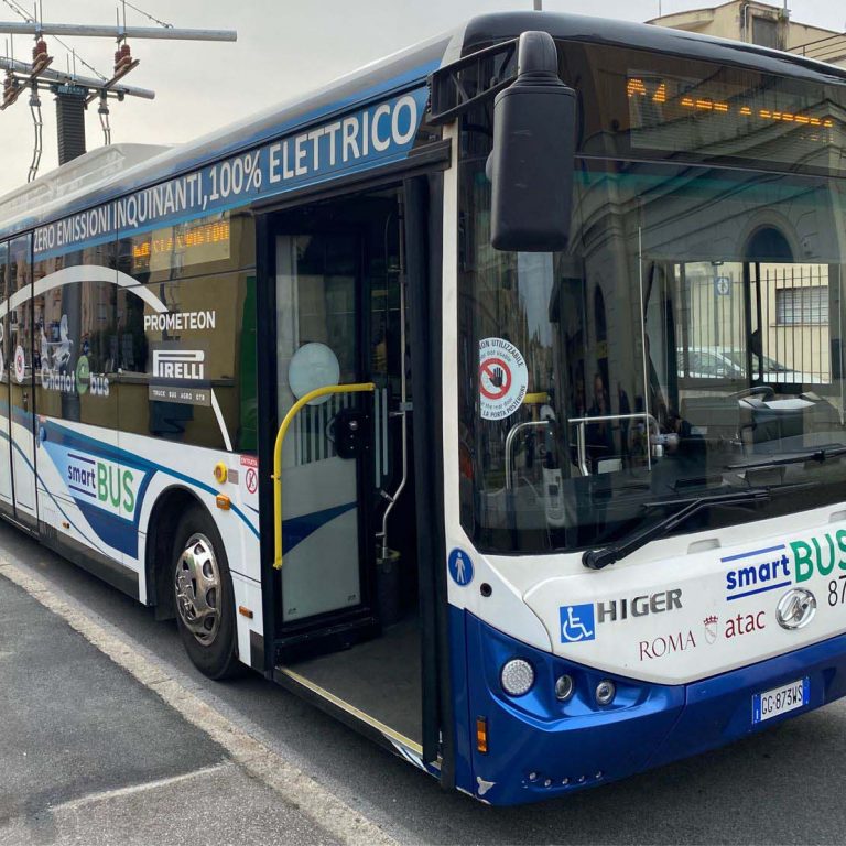 Chariot Motors e-bus in Rome
