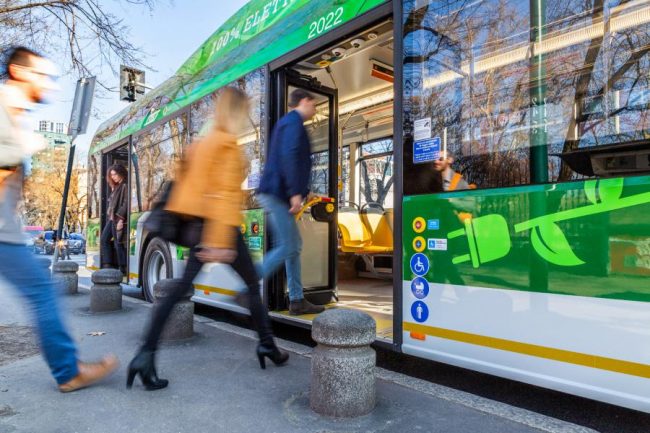 Electric buses in Milan