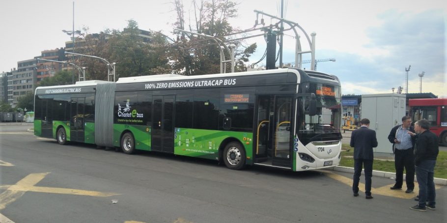 18m UC e-bus in Serbia_Chariot Motors Chariot 18m e-bus in Belgrade