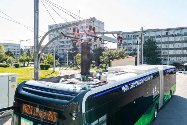 Chariot Motors e-bus charging