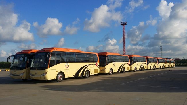 Higer buses in Qatar