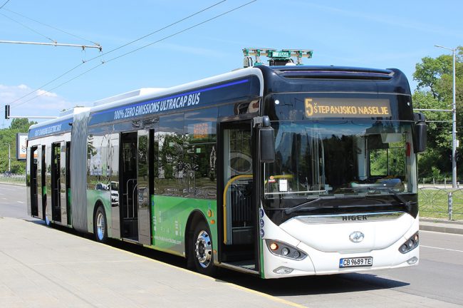 18m UC bus in Ljubljana