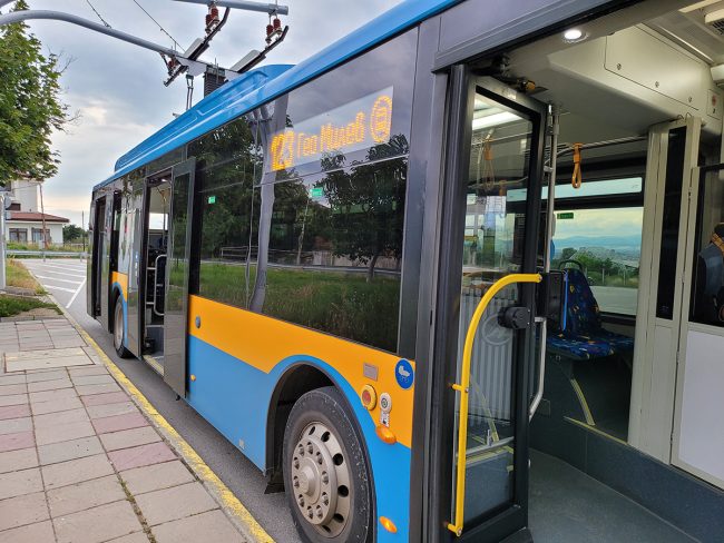 Sofia UC e-bus charging