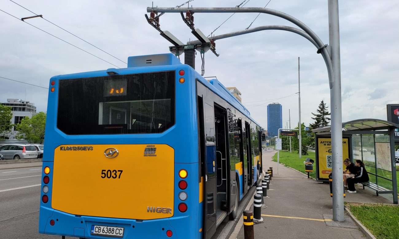 Ultracapacitor e-bus in Sofia
