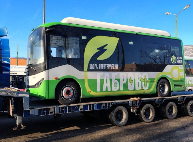 8m electric buses Gabrovo