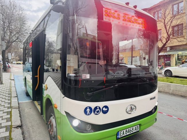 Electric bus in Sandanski_02.2026 Electric bus Sandanski